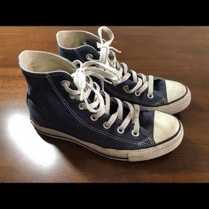 High Top Blue Converse